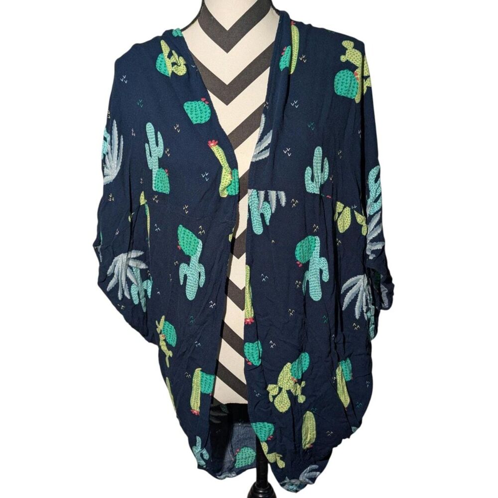 ARIAT XS/S Cactus Print Kimono Cardigan